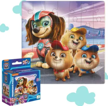 Puzzle DODO Paw Patrol Junior Patrollers, 28 pjesë, shumëngjyrëshe