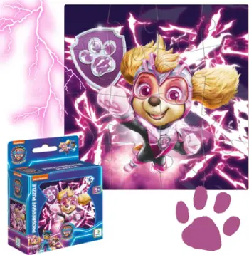 Puzzle DODO Paw Patrol Skye, 16 pjesë, shumëngjyrësh