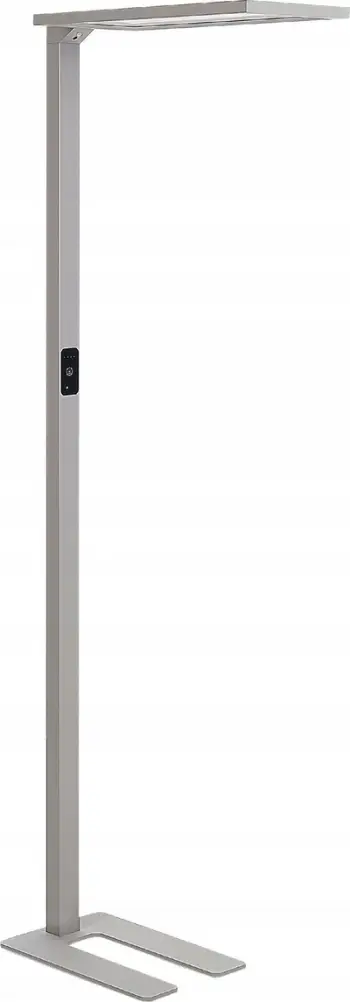 Llambë dyshemeje Beliani ORION, LED, sensor lëvizjeje, argjendtë