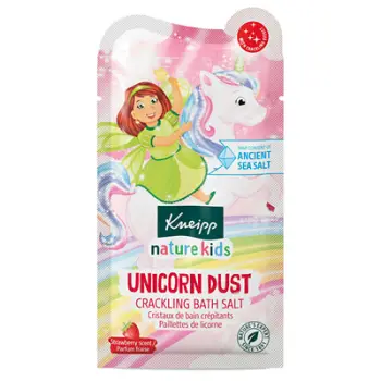 Kripë vaske Kneipp Unicorn Dust Crackling Bath Salt, 60 g