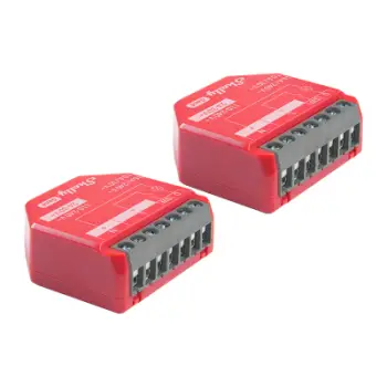 Modul smart Shelly 1PM Gen4, Wi‑Fi, matje energjie, set 2 copë, i kuq