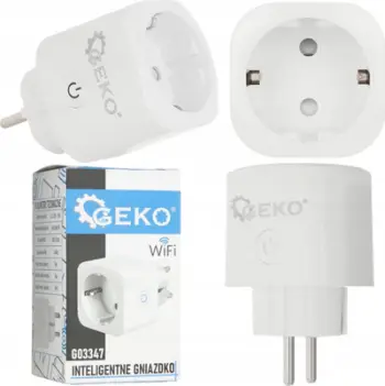 Prizë inteligjente GEKO G03347, WiFi, 16A, e bardhë