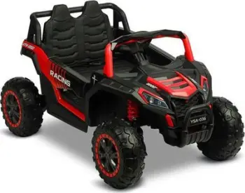 Makinë elektrike për fëmijë Toyz Axel, 12V 10Ah, 4x4, e zezë e kuqe