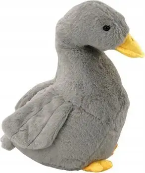 Lodër pelushi LEANToys Goose, 40cm, gri