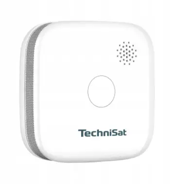 Detektor tymi TechniSat Smoke Sensor 1, alarm zanor, i bardhë