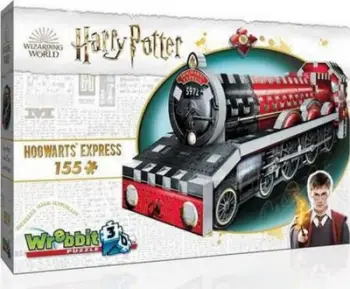 Puzzle 3D Wrebbit Harry Potter Hogwarts Express, 155 copë, për fëmijë dhe të rritur