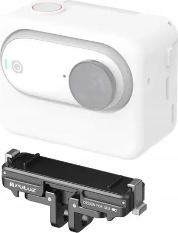 Adapter Puluz PU973B për GoPro 14 në Insta360 GO 3 GO 3S, i zi