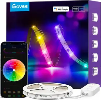 Shirit LED Govee RGBIC Pro Smart WiFi, 10m, me aplikacion, shumëngjyrësh