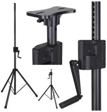 Stativ kolonash Stand4Me SP 22, me vinç, deri 70kg, i zi