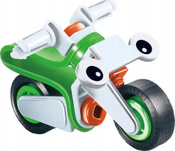 Lodër motor Black+Decker Folding Motorcycle, DIY, për fëmijë 3+, shumëngjyrëshe
