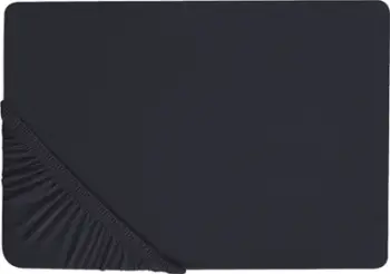 Çarçaf i tendosur JANBU Cotton, 140 x 200 cm, pambuk, i zi