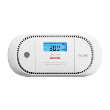 Detektor monoksidi karboni X-Sense XC01-R, ekran LCD, bateri 5 vite, i bardhë