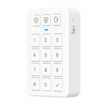 Tastierë wireless sigurie X-Sense SKP0A, rreze 500 m, me buton paniku, e bardhë
