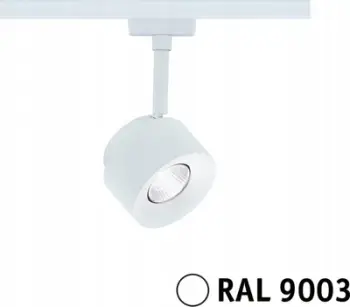 Spot dritë Paulmann URail LED Litov Pane, 7.4W, 4000K dimmable, i bardhë