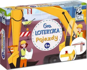 Lojë lotarie Kapitan Nauka Gra Loteryjka Pojazdy, edukative, 4+, shumëngjyrëshe