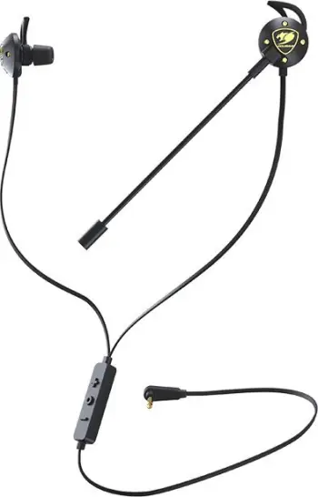 Kufje gaming Cougar Attila, in ear, mikrofon i shkëputshëm, 3.5mm, të zeza