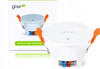 Sensor pranie GISE Smart GHPS-ZB, ZigBee 3.0, montim në tavan, i bardhë