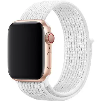 Rrip ore inteligjente Eternico Airy për Apple Watch 42mm 44mm 45mm, i bardhë