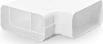 Kthesë tubi ventilimi Naber MF-RBH 125, horizontale, plastike, e bardhë