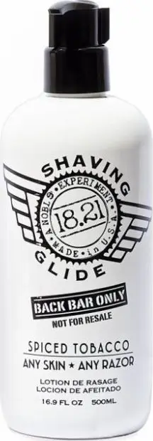 Xhel rroje 18.21 Man Made Shaving Glide Spiced Tobacco, 500ml, për çdo lloj lëkure