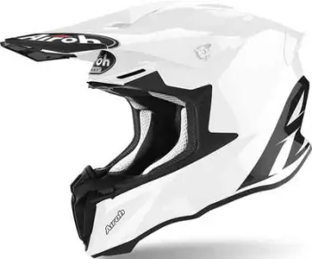 Helmetë offroad Airoh Twist 2.0, polikarbonat, ECE 22.05, e bardhë me shkëlqim 2XL