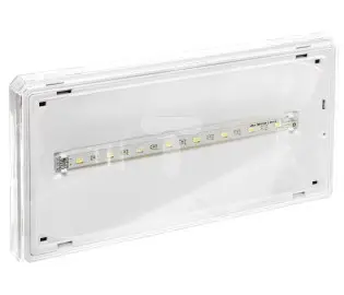 Dritë emergjente AWEX ETE 1W, EXIT, IP65, 1 orë, e bardhë