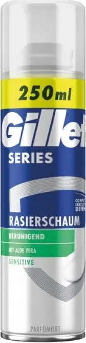 Shkumë rroje Gillette Series, Aloe Vera, 250ml