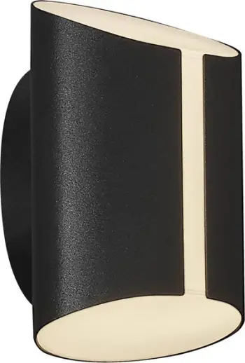 Aplike muri Nordlux Grip LED, Smart CCT, e zezë