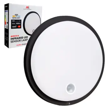 Lampë LED Maclean MCE525 B, 10W, 1000lm, e zezë