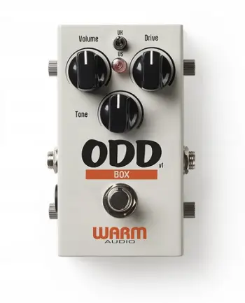 Pedal overdrive për kitarë Warm Audio ODD Box, kontroll Volume Tone Gain, çelës US UK