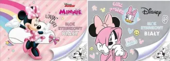 Bllok vizatimi Beniamin Minnie Mouse A4, 20 fletë, i bardhë