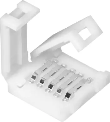 Konektor LED RGBW 12mm, pa kabllo, i bardhë