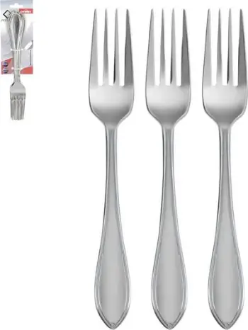 Set pirunësh Orion CONIC, çelik inox, 3 copë, argjendtë