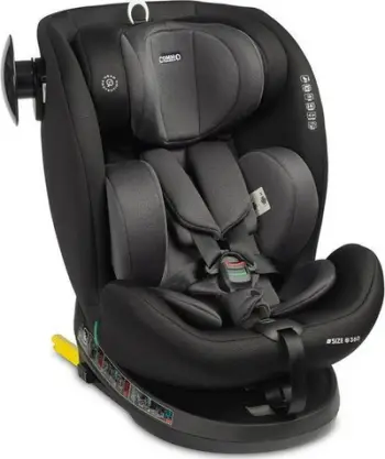 Ulëse veture Caretero Commo I-Size, 40-150cm, ISOFIX, gri grafit