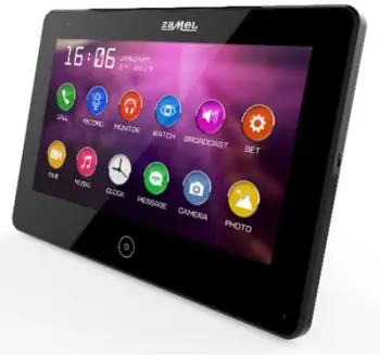 Monitor video Zamel VP-809, 7", touchscreen, i zi