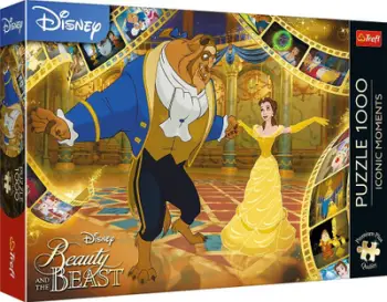 Puzzle Trefl Beauty and the Beast Disney Princess, 1000 copa, shumëngjyrësh