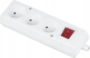 Prizë trefishe JONEX GN-360WS, 16A, 250V, me çelës, e bardhë