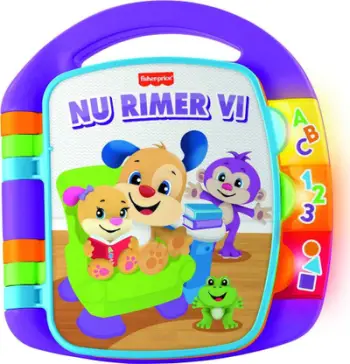 Libër muzikor interaktiv Fisher-Price Laugh and Learn Nursery Rhymes, gjuhë gjermane, me dritë dhe tinguj, shumëngjyrësh