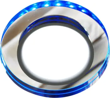 Spot tavanor i futur Candellux SSP-23, LED 8W, dritë blu, krom