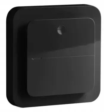 Detektor tymi wireless Genevo EVOSMOKE NX BK, për sisteme alarmi, i zi