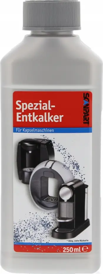Solucion për heqjen e gëlqeres Scanpart, për aparate kafeje me kapsula, 250ml
