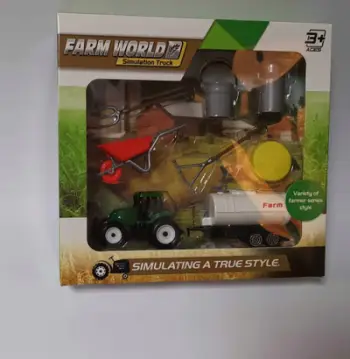 Set lodrash ferme Madej Tractor, me rimorkio, shumëngjyrësh