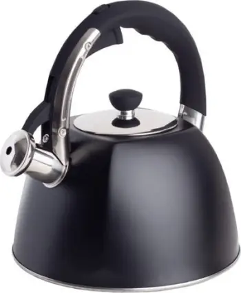 Kuti buke KingHoff KH 1757, çelik inox, gri metalike