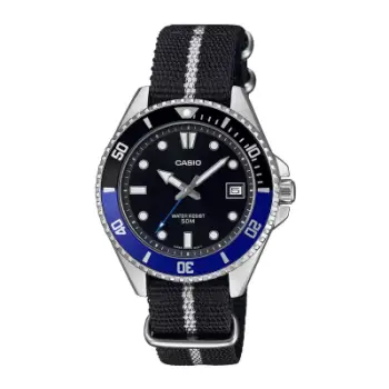 Ora dore Casio MDV-10C-1A2VEF, për meshkuj, analoge, argjend