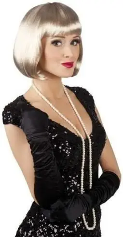 Parukë Boland Cabaret Ladies, flokë të shkurtër, bionde platin