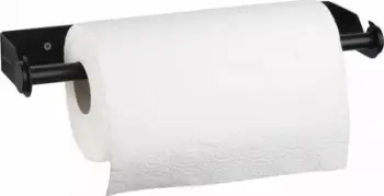 Mbajtës letre kuzhine Klausberg KB-7585, çelik inox, montim në mur, i zi