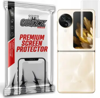 Folie mbrojtëse hidrogel Grizz për Oppo Find N3 Flip, transparencë e lartë, instalim i lehtë