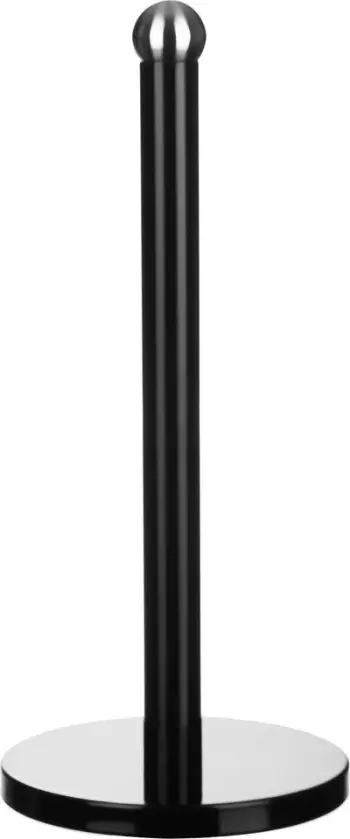 Mbajtës letre kuzhine Pa markë Stand, çelik inox, 36 cm, i zi