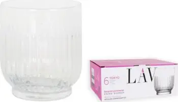 Set gotash viski LAV Tokyo, 330 ml, 6 copa, transparente