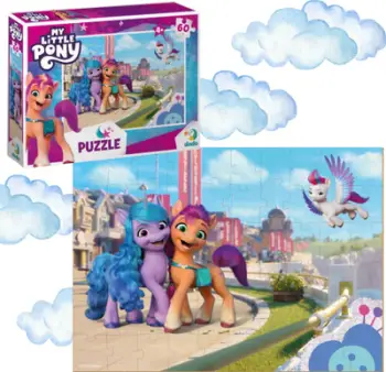 Puzzle Dodo My Little Pony, 60 pjesë, për fëmijë, shumëngjyrësh
